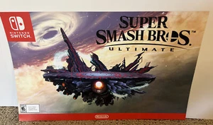 Super Smash Bros Ultimate Promo Poster Nintendo Switch limited edition 11x17 - Picture 1 of 2