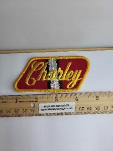 Charley Jacket Hat Shirt Patch Name Tag Badge Personalized VTG 1970s Sew On 1H - Picture 1 of 3