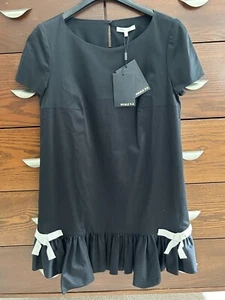 Paule Ka Short Black Bow Dress - Size 38 - Picture 1 of 10