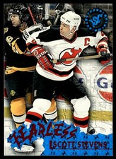 1995-96 Topps Stadium Club Fearless #F4 Scott Stevens New Jersey Devils