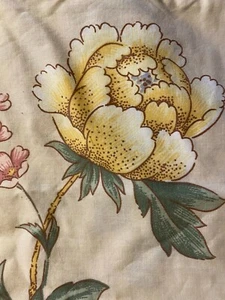 Federa vintage Wamsutta ultracala FLOREALE KING ~ tessuto lenzuola anni 80 90 - Foto 1 di 9