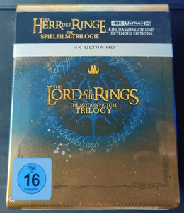 Herr der Ringe - Trilogie - Limited Steelbook - 4k - NEU/OVP - Deutsch - OOP - Bild 1 von 4
