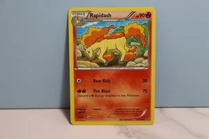 Rapidash 17/114 LP / VLP - XY Steam Siege Pokemon Card - Yukiko Baba Art - Picture 1 of 2