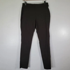 Michael Kors Stretch Dress Pants Womens M Black Skinny Witchy Goth Elastic Waist - Picture 1 of 8