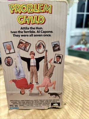 Problem Child VHS Tape John Ritter Amy Yasbeck Great Condition - Image 1 of 4