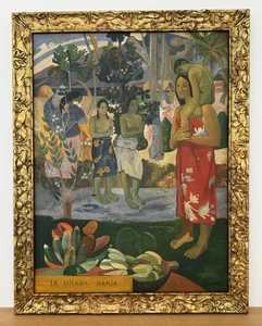 Paul Gauguin, Oil on canvas and signed - Art, Vintage, Painting - Picture 1 of 2