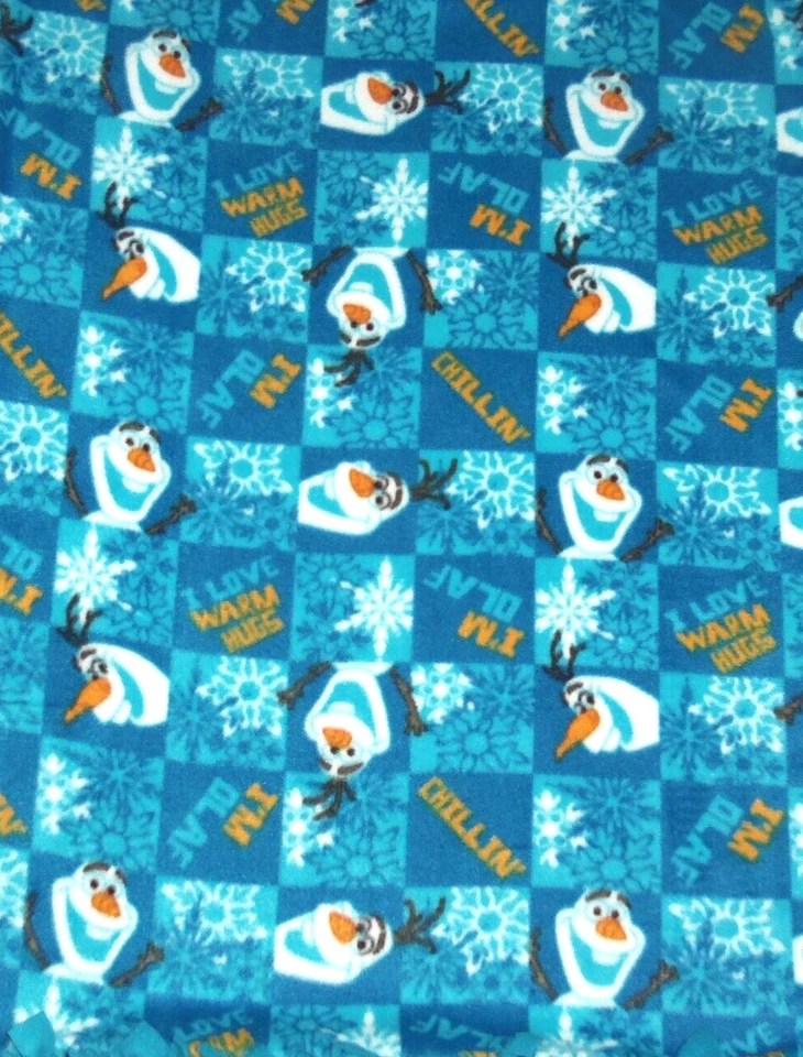 Tela de coser artesanal de vellón retazos cálidos abrazos Olaf de Disney Frozen por yarda Foto 1 de 1