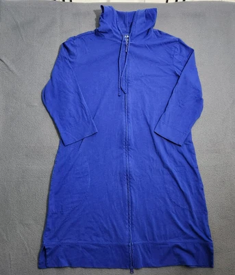 L.L. Vestido para mujer Bean S azul cremallera completa con capucha manga 3/4 playa natación Foto 1 de 4