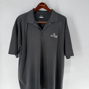 Nike Dri-Fit Golf Agrex INC. Classic Pullover Polo Shirt Dark Gray Size XXL - Picture 1 of 9