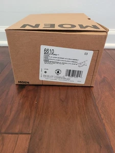 MOEN 6610 Brantford 4 in. Centerset 2-Handle Low-Arc Bathroom Faucet in Chrome - Picture 1 of 4