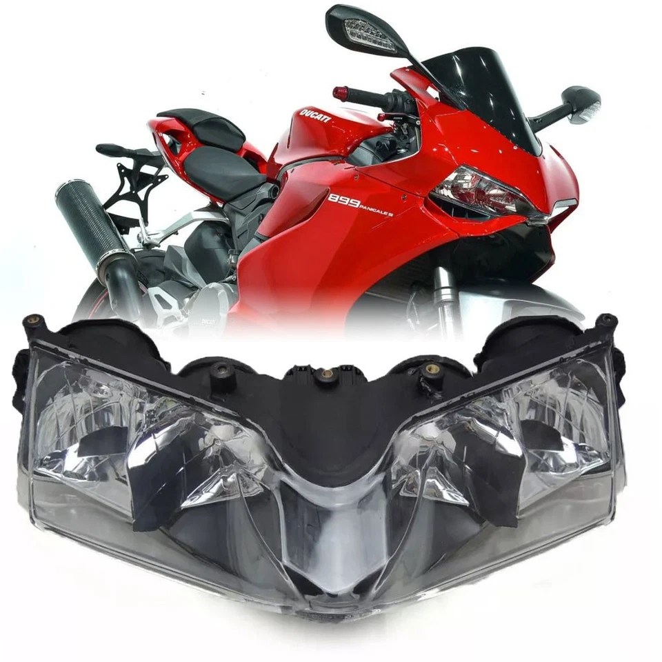 Nuevo conjunto de faros de motocicleta apto para Ducati 899 1199/R/S Panigale 2012-2015 Foto 1 de 4