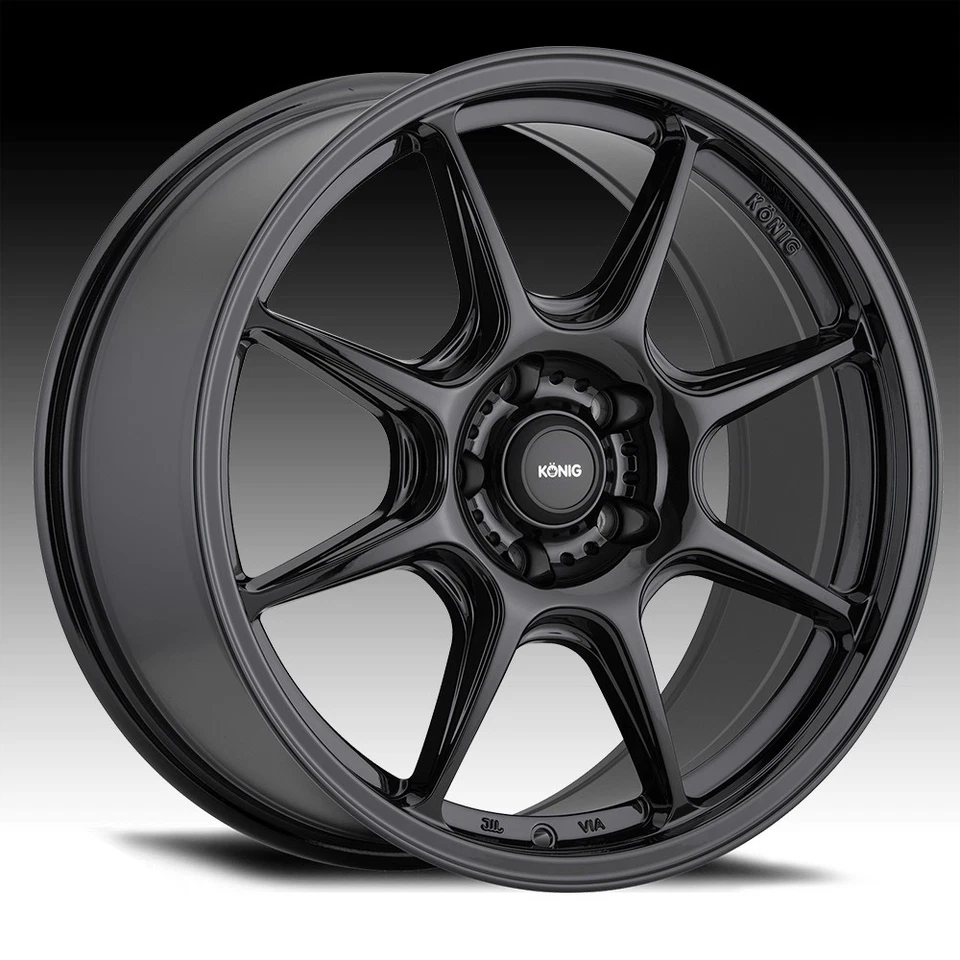 Konig LK Bloqueo Negro Brillo 17x8 5x112 43mm (LK87512435) Foto 1 de 1