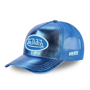 Von Dutch Trucker Cap Shiny Reptile Effect blue - Bild 1 von 5