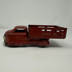WYANDOTTE PFAHLBETT LKW 40er JAHRE PRESSSTAHL SPIELZEUG IN ROT ORIGINAL - Bild 1 von 7