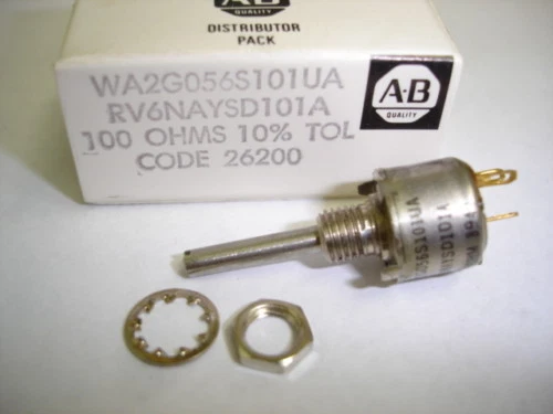 Allen Bradley RV6NAYSD101A 100 OHM 10% TOL Variable POT Foto 1 de 1