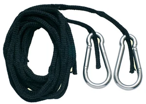 Hängematten-Befestigung: 2 Seile, 2 Karabiner. Aufhängeset Hängematte alasiesta - Bild 1 von 4