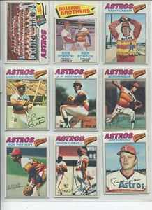 1977 TOPPS HOUSTON ASTROS TEAM SET (26) CESAR CEDENO, J.R. RICHARD, KEN FORSCH - Picture 1 of 6