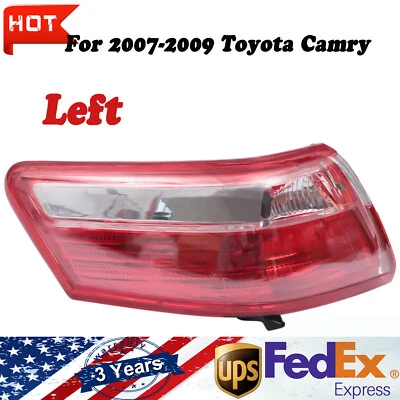 Luz trasera izquierda izquierda LH para Toyota Camry Base 2007 2008 2009 LE CE SE XLE Foto 1 de 4