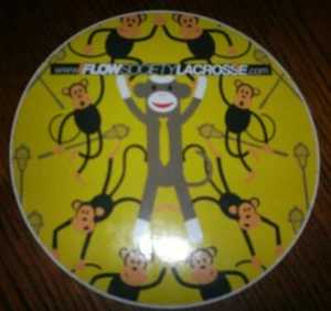 Flow Society Lacrosse Aufkleber Sticker Sticks Sport Spiel College Club Team Skate - Bild 1 von 1