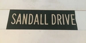 Doncaster Vintage Leinen 50er Jahre Bus Rollo 29" - Sandall Drive - Bild 1 von 1