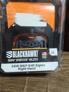 Blackhawk Serpa Sportster Right Hand Black S&W M&P 9/40 + Sigma Paddle Only - Picture 1 of 9