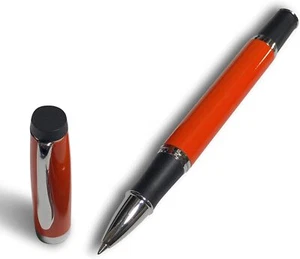 Pluma Rollerball Gripper - Brillo Naranja con Empuñadura Antideslizante (Pluma Económica) - Imagen 1 de 9