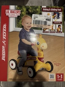 Radio Flyer Lil' Racers Patches the Giraffe Kids Ride On Ages 1-3 Perfect Gift - Picture 1 of 2