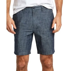 NUEVOS PANTALONES CORTOS PARA HOMBRE NAUTICA CLASSIC FIT ÍNDIGO CHAMBRAY 42 - Imagen 1 de 4