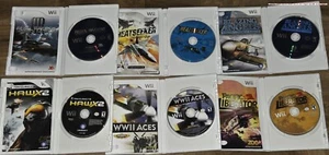Wii Game Lot Rebel Raider_WWII Aces Plane/Flying AERIAL COMBAT Bundle Helicopter - Picture 1 of 4
