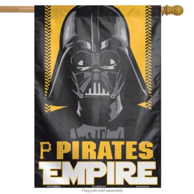 Pittsburgh Piratas Star Wars Bandera Vertical MLB Darth Vader Licencia 28" x 40" Foto 1 de 3