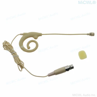 Pro Cardioid ear hook Headset Microphone for Shure Wirless transmitter mini 4Pin - Image 1 of 4