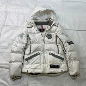 Chaqueta de esquí BOGNER Puffer Plumón Pluma 600 Blanco Gris Mujer S o Junior XL - Imagen 1 de 20