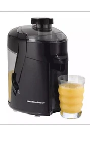 Hamilton Beach HealthSmart Juice Extractor and Electric Juicer, Black, 67801 - Picture 1 of 3
