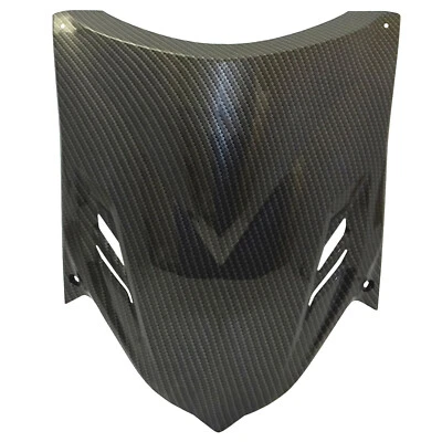 Cubierta superior de máscara de faro delantero de carbono protector grande para Yamaha Zuma BWS 125 YW125 Foto 1 de 4