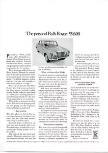 1968 Rolls Royce Silver Shadow $19,600 Silver British Original Print Car Ad - Picture 1 of 1