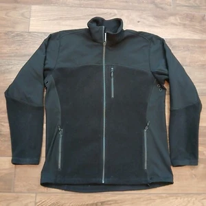 Helly Hansen Jacket Mens Extra Large Black Fleece Full Zip Outdoors Hiking - Picture 1 of 9