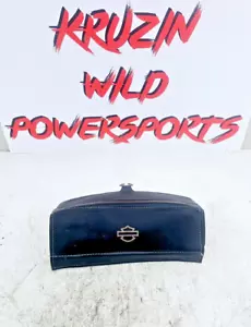 2002 HARLEY ELECTRA GLIDE OEM HD Leather Windshield Storage Bag - Picture 1 of 8