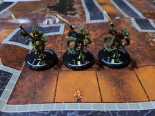 3 Lizard Man #13, 14, 15 Dungeons Mage Knight Lot D&D, Pathfinder, RPG, Clix