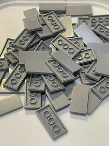 Light Bluish Gray 2x4 Tile X50 Lego Compatible Part #87079 - Picture 1 of 1