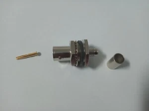 Conectores BNC hembra de montaje en panel para cable coaxial RG59 - Imagen 1 de 3