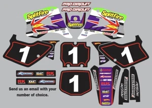 Graphic Kit for 1994-1998 Kawasaki KX125 250 KX250 125 Decals logo sticker - Picture 1 of 3
