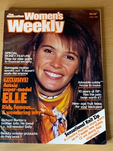 The Australian Women's Weekly Womens Magazine June 1988 Elle MacPherson - Picture 1 of 3