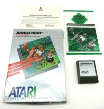 JUNGLE HUNT (Atari 400/800/XL/XE, 1983) By Atari (Box, Cartridge & Manual) NTSC