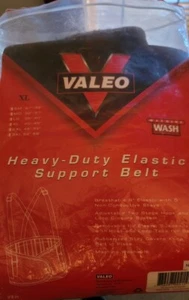 Valero Back Support Black Heavy Duty Elastic Belt w/ Suspenders XL - Picture 1 of 3