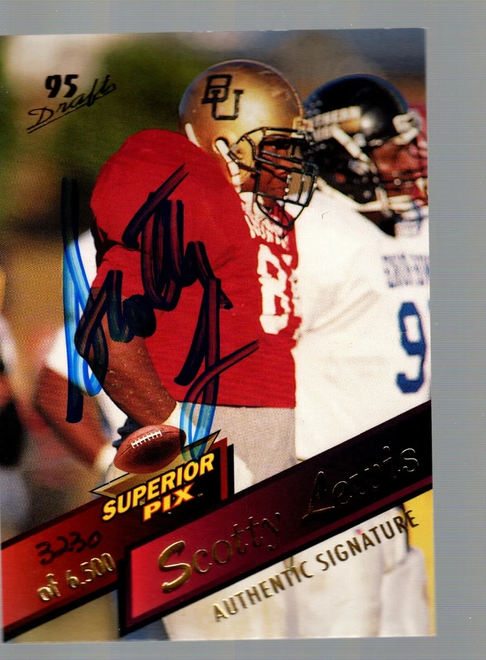 1995 Superior Pix Autographs #92 Scotty Lewis x/6500 - Image 1 of 1