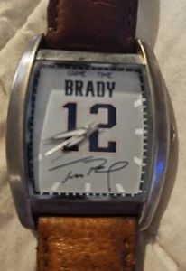 2004 NFL Quarterback Legends TOM BRADY GAME TIME WATCH Patriots RARE! - Picture 1 of 6