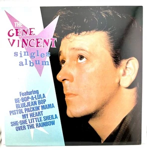 Gene Vincent - The Gene Vincent Singles Album (LP, 1981, Capitol, UK) VG+ / VG+ - Picture 1 of 4