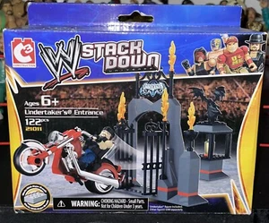Wwe Stack Down C3 The Undertakers Ingresso Playset Nuovo Con Scatola Lego 122pz - Foto 1 di 2