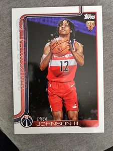 2025-26 Topps Tre Johnson III RC #OTC-15 - Costco - Oversized - Wizards - Picture 1 of 2