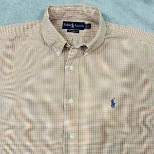 Polo Ralph Lauren Para Hombre Botones Grande Calce Clásico Cuadros Multicolor RN41381 - Imagen 1 de 7